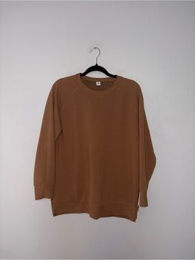 Anrabess | Brown Side Zipper Sweater